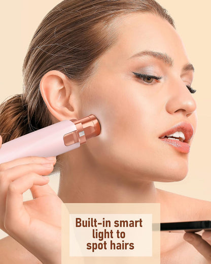 2 in 1 Rechargeable Facial Hair Remover & Eyebrow Razor